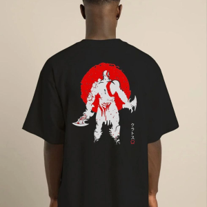 Erkek Baskılı T-Shirt Kısa Kol Bisiklet Yaka Regular Fit Rahat Kalıp Günlük Tişört – Siyah