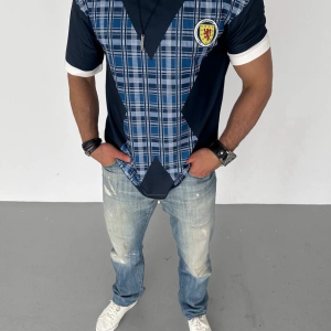 ERKEK Bisiklet Yaka Baskılı Kısa kol Oversize T-Shirt – Siyah