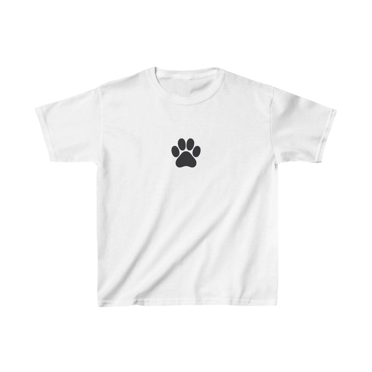 Unisex Çocuk Baskılı T-Shirt – Beyaz