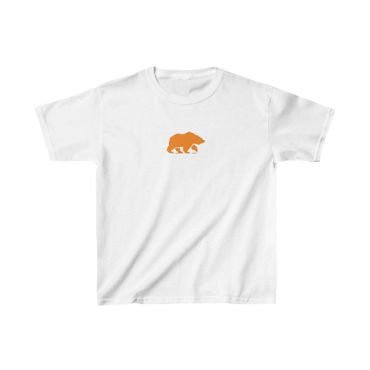 Unisex Çocuk Baskılı T-Shirt – Beyaz