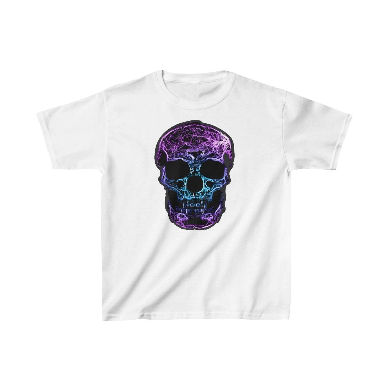 Unisex Çocuk Baskılı T-Shirt – Beyaz