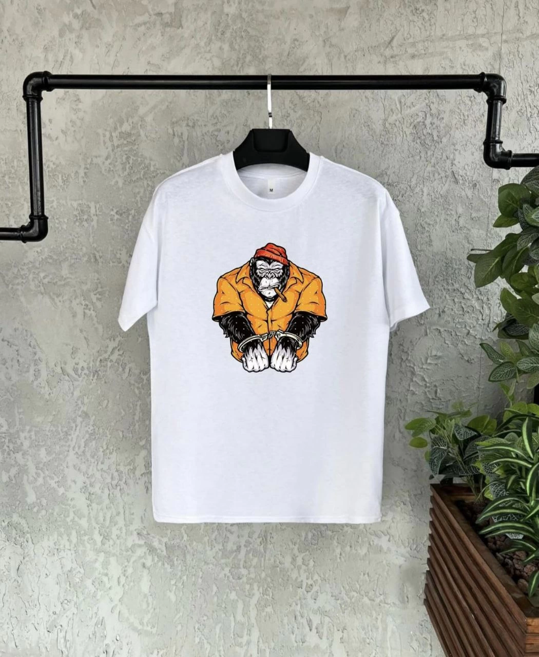 Unisex Çocuk Baskılı T-Shirt – Beyaz