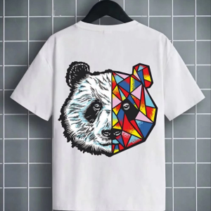 Unisex Çocuk Baskılı T-Shirt – Beyaz