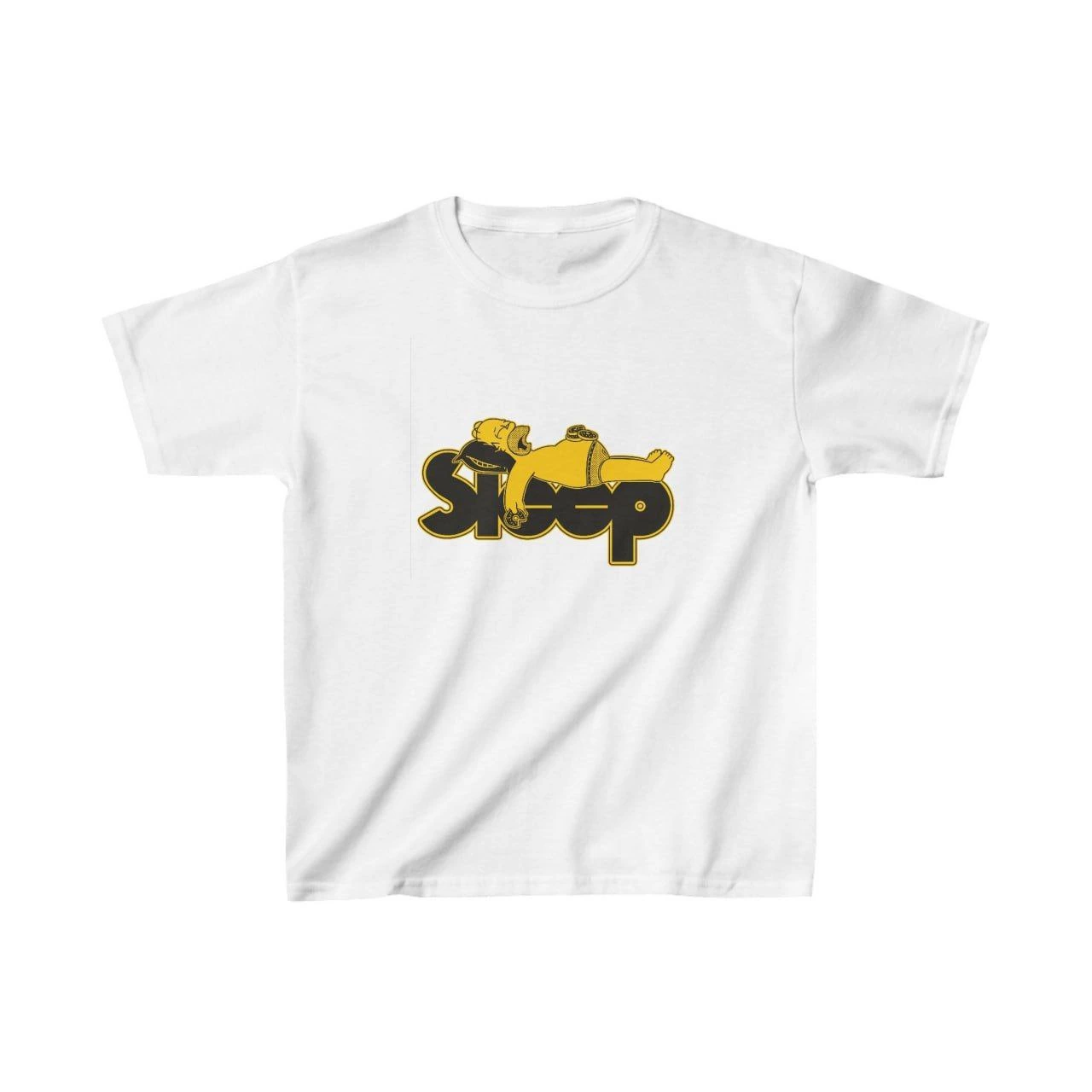 Unisex Çocuk Baskılı T-Shirt – Beyaz