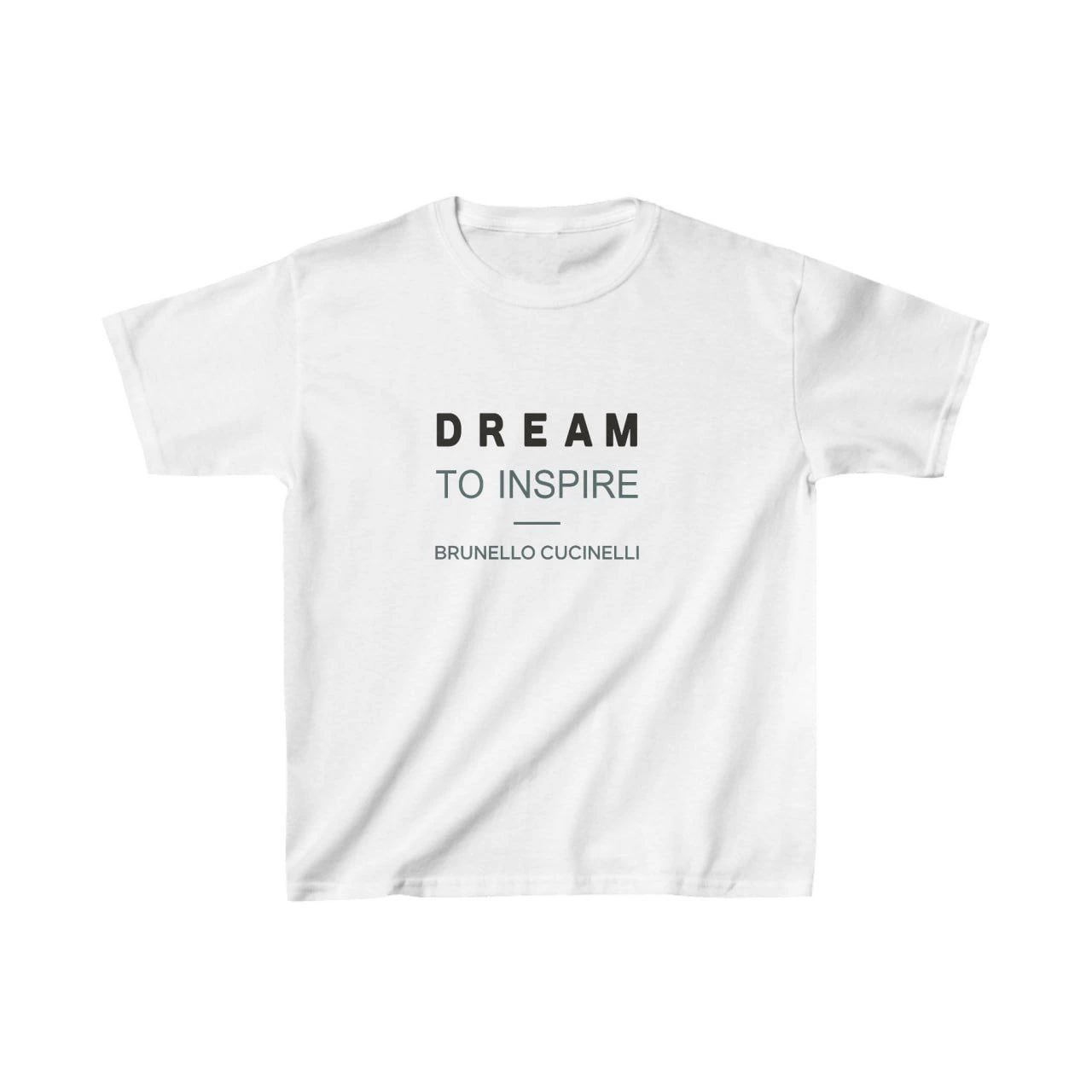 Unisex Çocuk Baskılı T-Shirt – Beyaz
