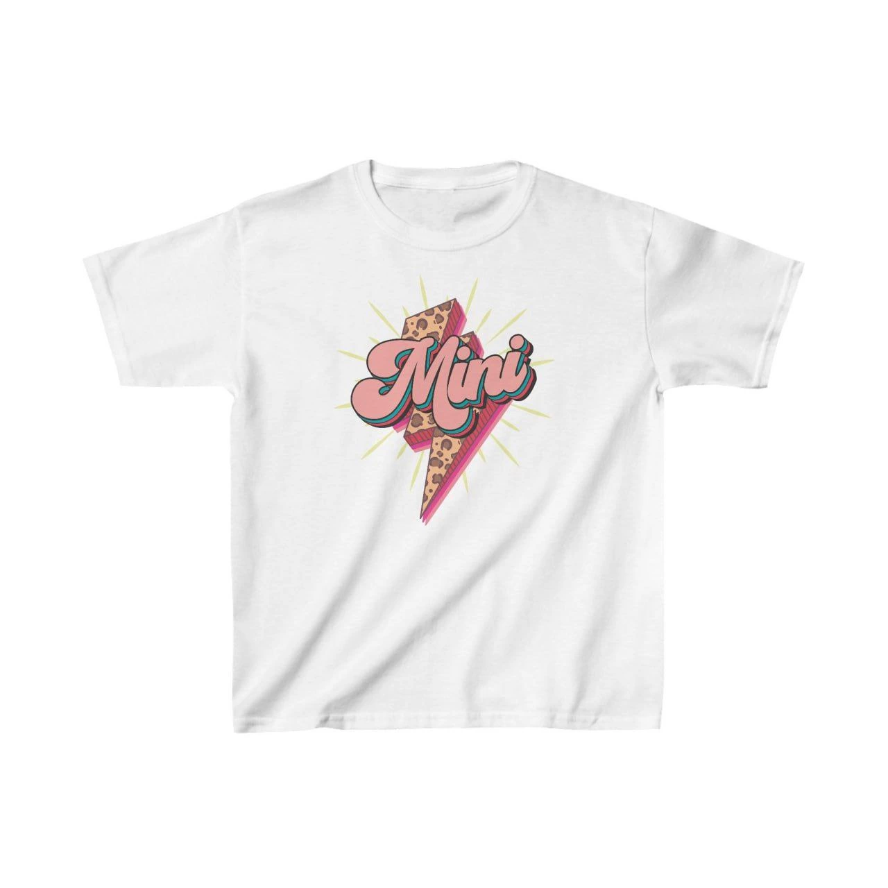 Unisex Çocuk Baskılı T-Shirt – Beyaz