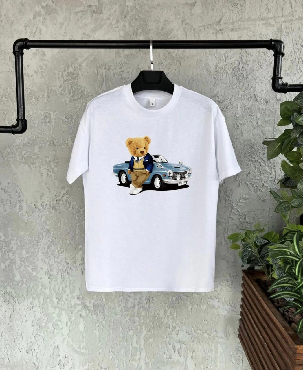 Unisex Çocuk Baskılı T-Shirt – Beyaz