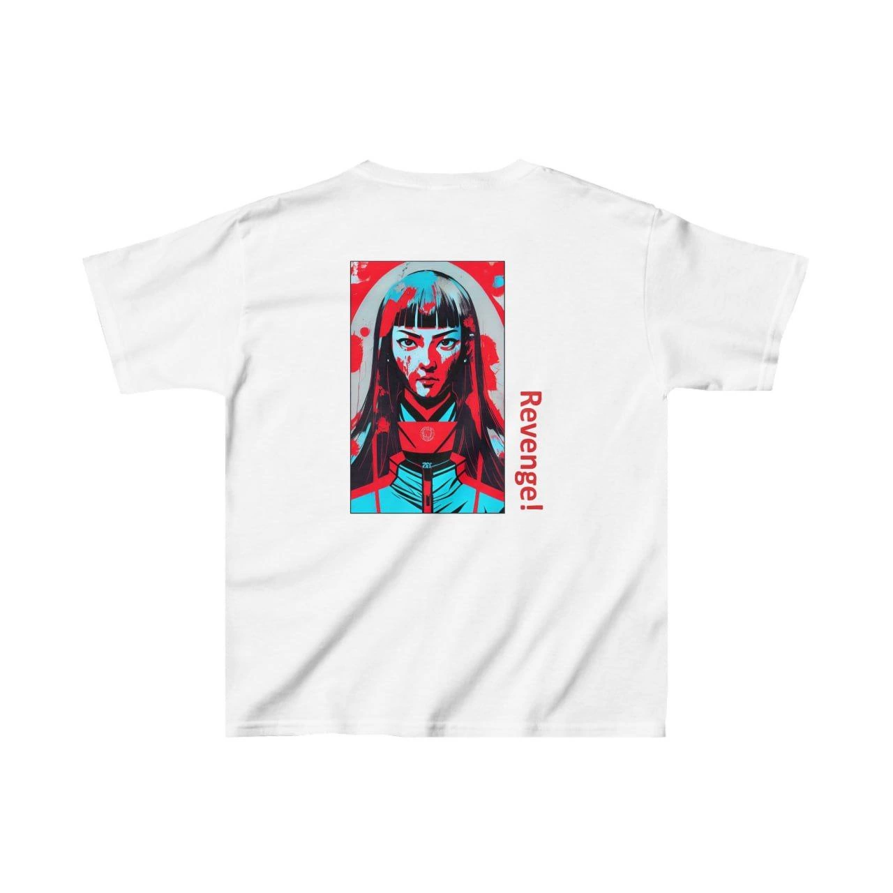 Unisex Çocuk Baskılı T-Shirt – Beyaz