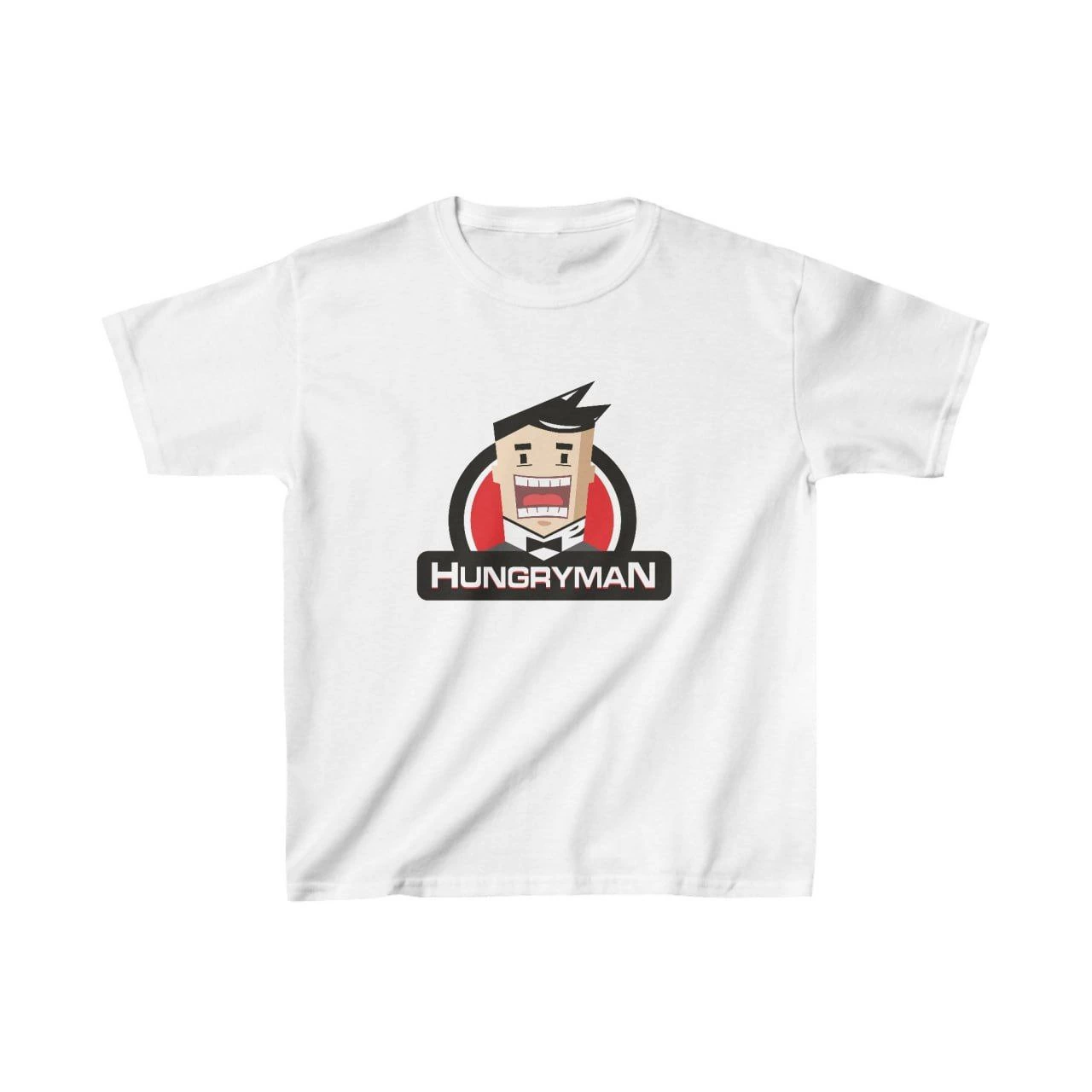 Unisex Çocuk Baskılı T-Shirt – Beyaz