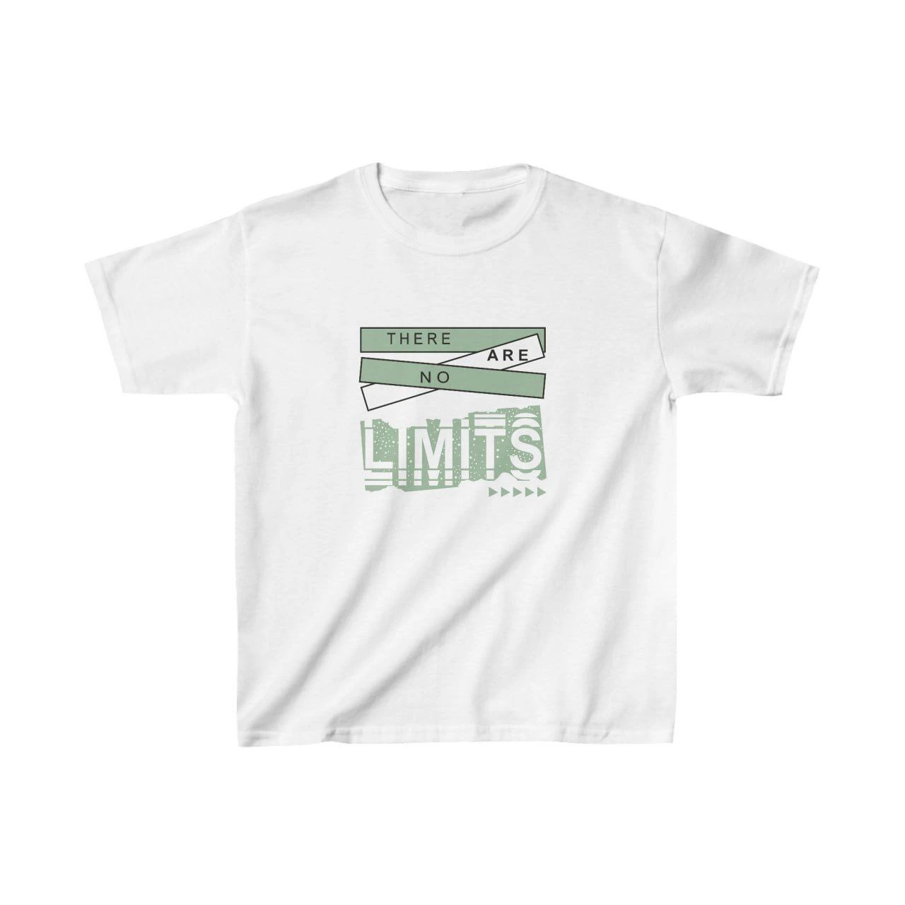 Unisex Çocuk Baskılı T-Shirt – Beyaz