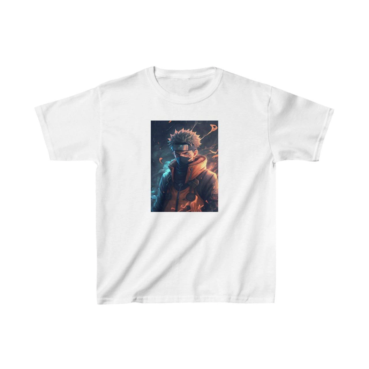 Unisex Çocuk Baskılı T-Shirt – Beyaz