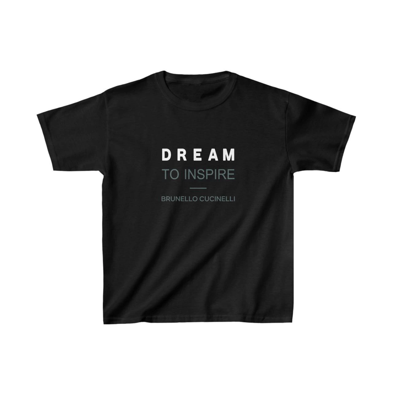 Unisex Çocuk Baskılı T-Shirt – Siyah