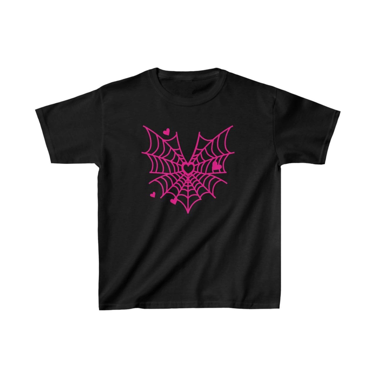 Unisex Çocuk Baskılı T-Shirt – Siyah
