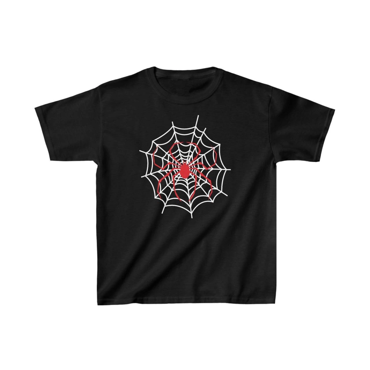 Unisex Çocuk Baskılı T-Shirt – Siyah