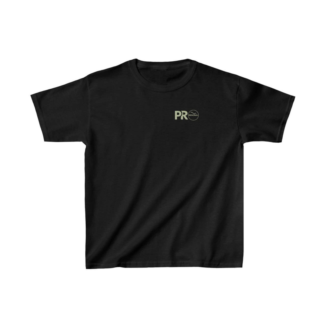 Unisex Çocuk Baskılı T-Shirt – Siyah